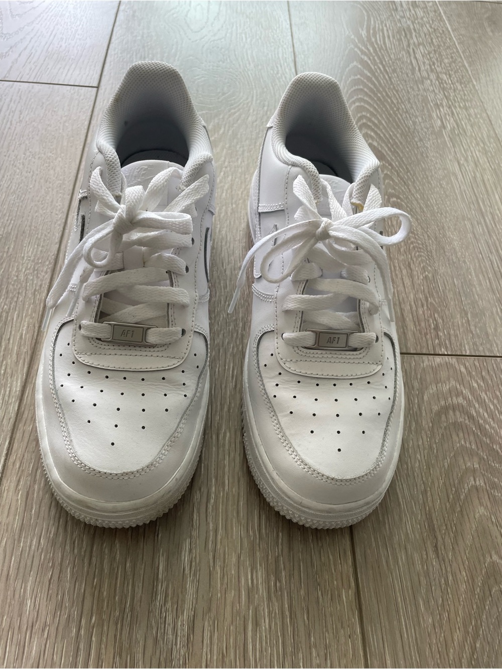 White AF1 Classic Sneakers